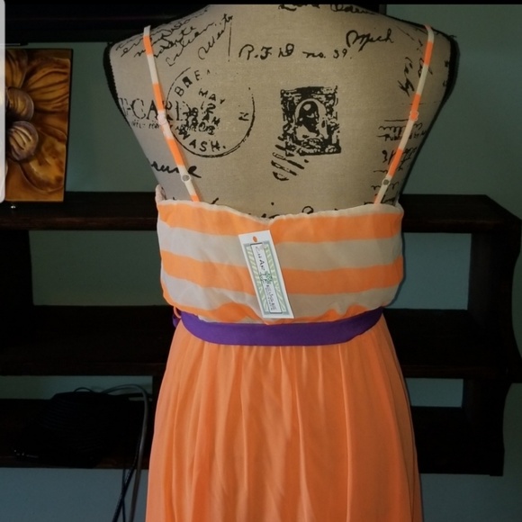 New Anthropologie Jealous Tomatoe Colorblock Maxi - Picture 6 of 8